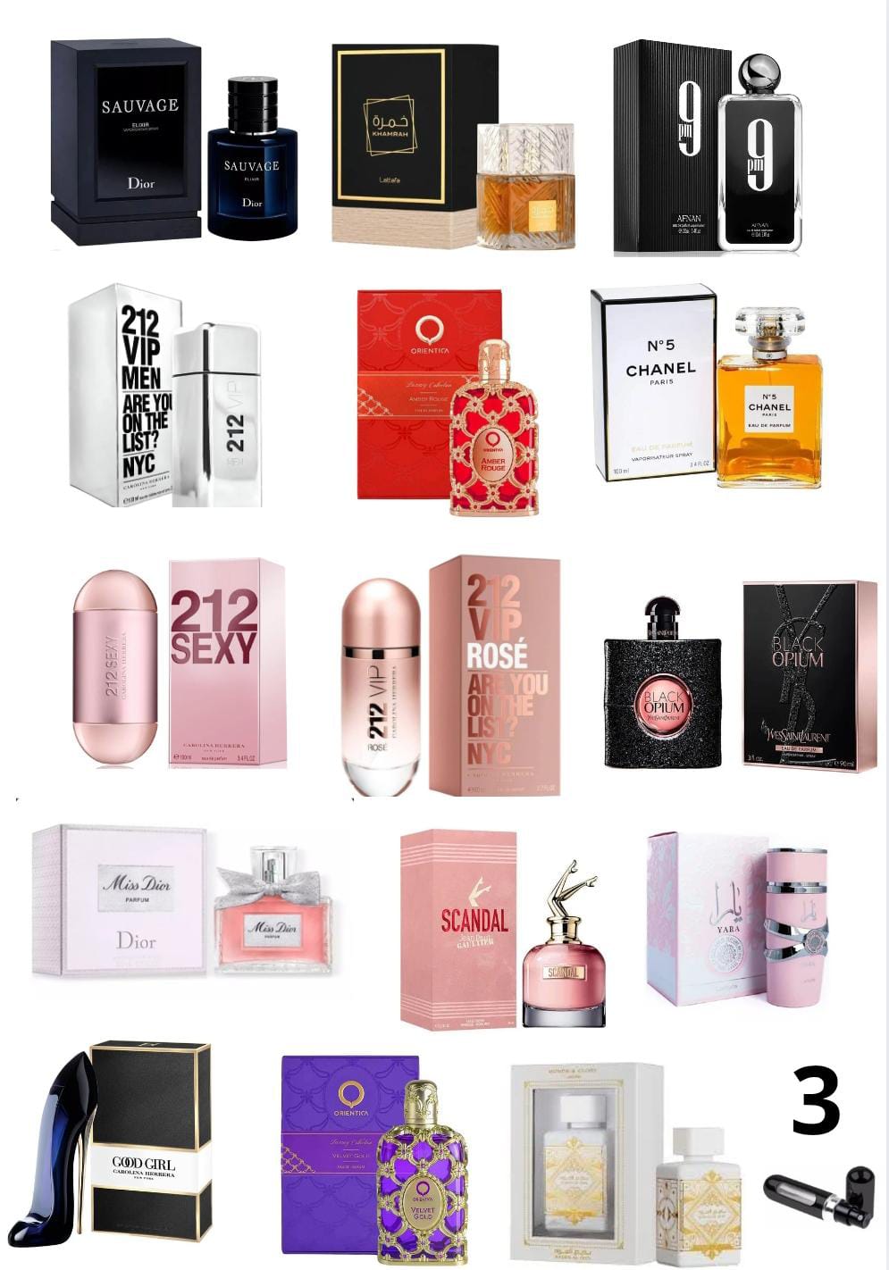 PROMO 15 PERFUMES+ 3 PERFUMEROS AEC